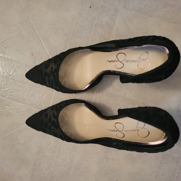 Jessica Simpson Black Stiletto Heels - Picture 2 of 2